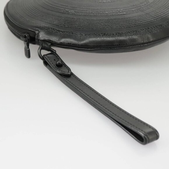 LOUIS VUITTON Disc Pouch Leather Black M81777 LV Auth 98260SA - Picture 9 of 15